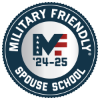 Military Friendly Spouse School badge 2024-25