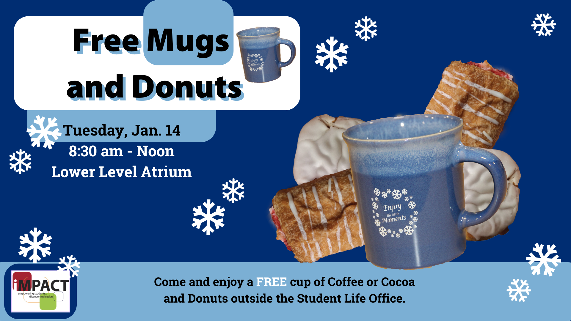 Free Mugs and Donuts