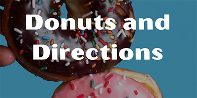 Donuts and Directions promo
