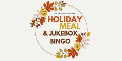 Holiday Meal and Jukebox Bingo promo