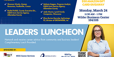 Leaders Luncheon Calmar March 3, 2025 promo