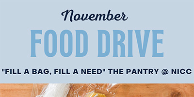 November Food Drive promo