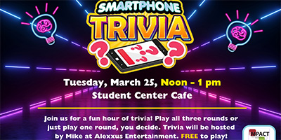 Smartphone Trivia Calmar March 25, 2025 promo