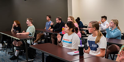 Students at desks