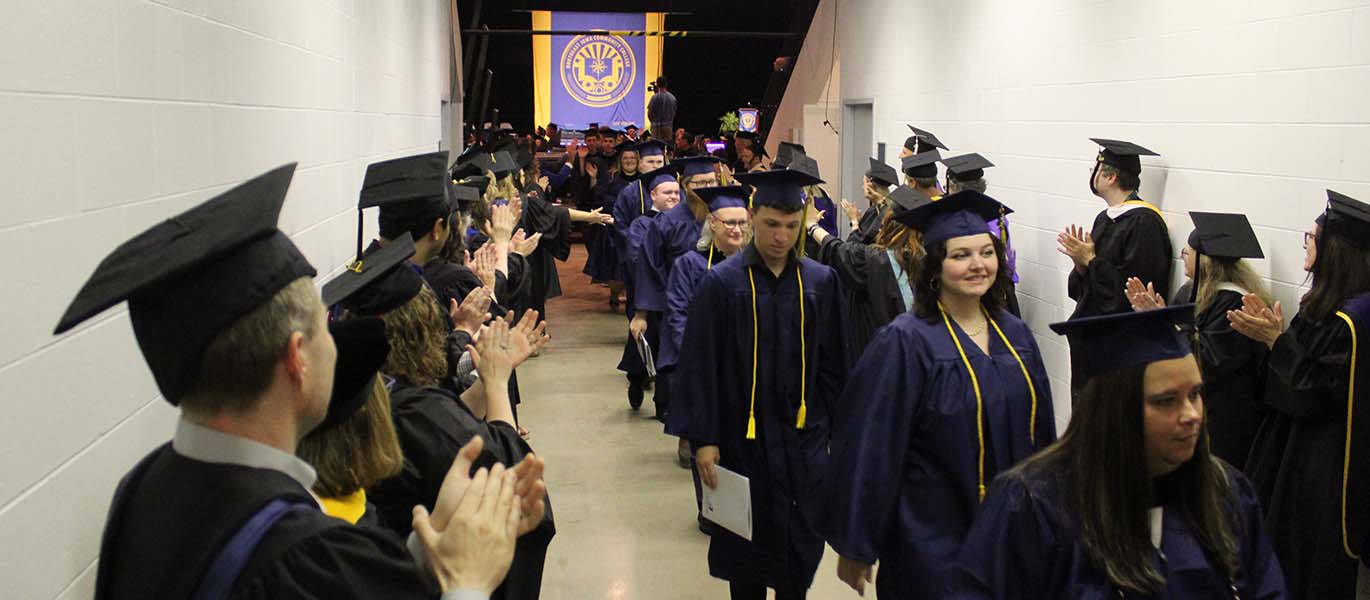 NICC graduates in caps and gowns