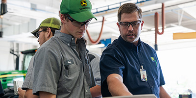 NICC John Deere TECH instructor Matt Johnson with student_tile image